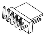 Nylon-Stiftleiste 2,54mm abgewinkelt